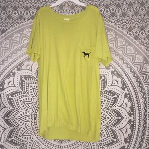 lime green shirt from PINK